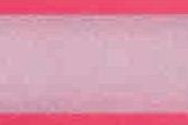 Organzaband Satinkante 10 mm - 50 m-Rolle Pink