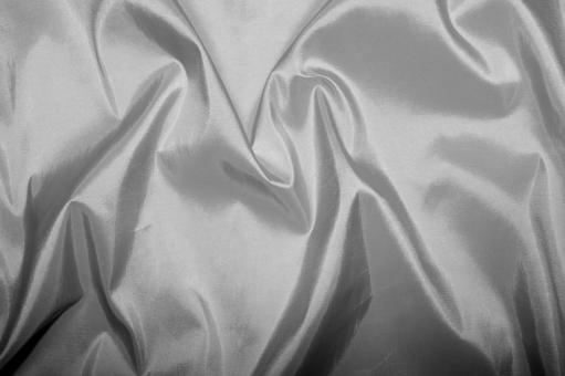 Dekorations-Taft - permanent schwer entflammbar Silber