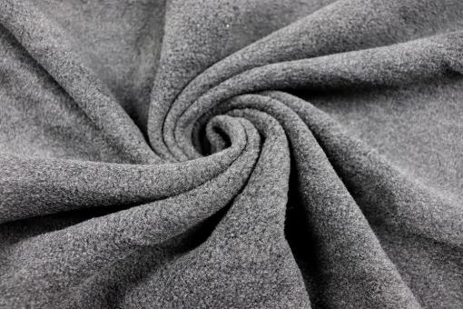 Fleece meliert - Grau 