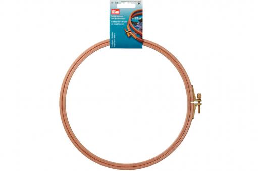 Stickrahmen Buchenholz mit Schraube Prym 8 mm x 21,5 cm 