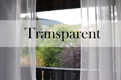 2mal Transparente Vorhänge -Konfiguration - 570897 