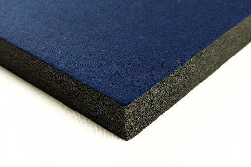 Akustikpaneel Decke - Blue Fiber - 120 x 50 cm - inkl. Befestigung Midnight Blue