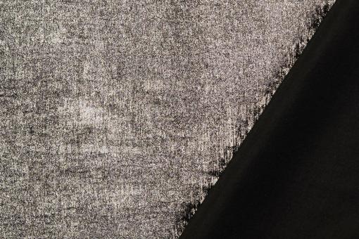Gewebter Lurexstoff Silber
