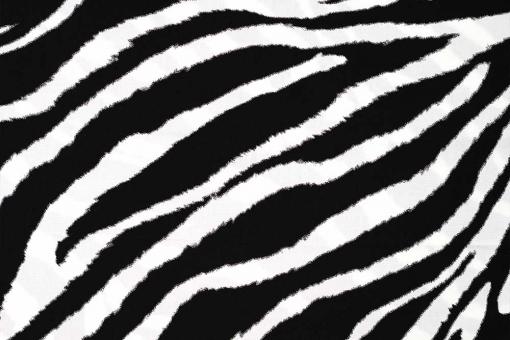 Viskose-Popeline - Zebra-Muster 