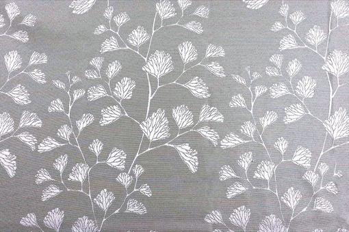 Jacquard-Dekostoff  - Eden - Grau 