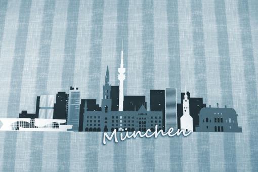 Outdoor-Stoff mit Streifen - Munich 