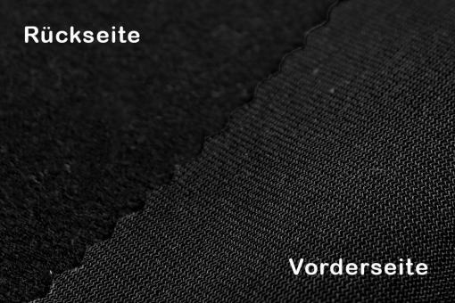 Klett-Velours - B1 - 40 cm - Schwarz 