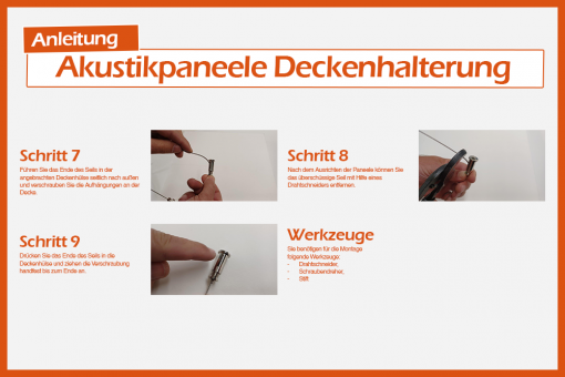 Akustikpaneel Decke - Holz-Paneele - inkl. Befestigung - 160 x 50 cm 