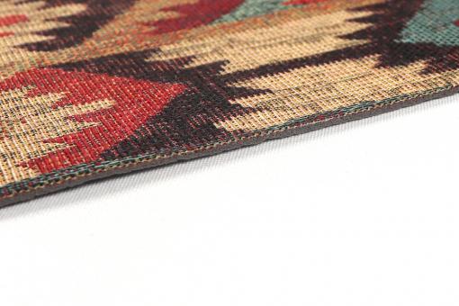 Anti-Rutsch - Jacquard mit Ethno-Design 