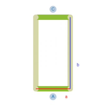 2mal Transparente Vorhänge -Konfiguration - 353236 