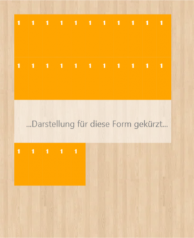 Stoff-Zuschnitt (Ultraschall-Schnitt) 568360 
