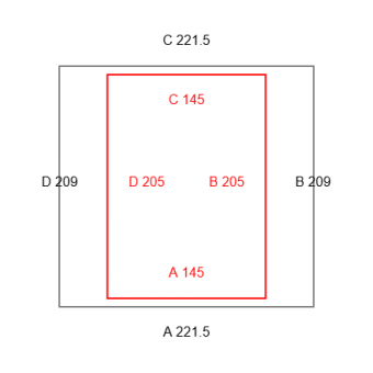Blickdichte Vorhänge-Konfiguration - 570684 
