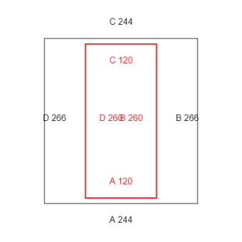 28mal Transparente Vorhänge -Konfiguration - 372030 