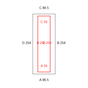 6mal Transparente Vorhänge -Konfiguration - 566214 