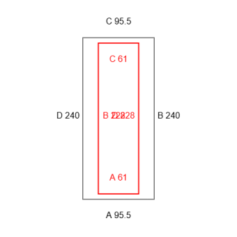2mal Transparente Vorhänge -Konfiguration - 566773 