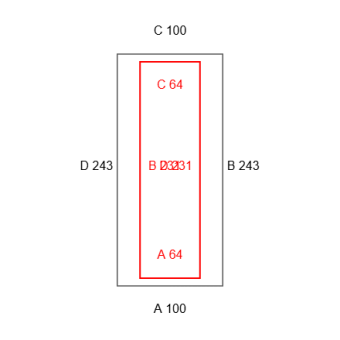 2mal Transparente Vorhänge -Konfiguration - 566779 