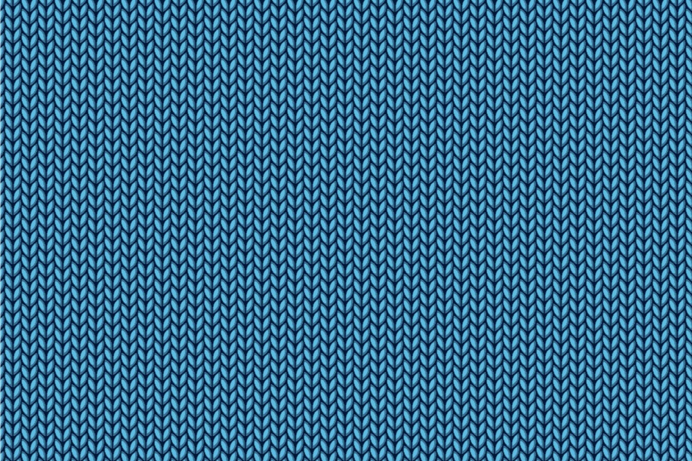 Strickmaschen - Türvorhang-Stoff Hellblau