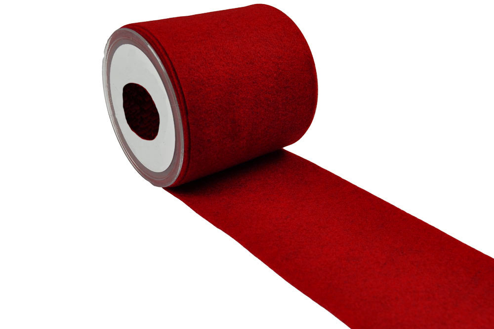 Filzstoff Rolle – 5 Meter, Rot, 90 Cm Breit, 1 Mm Dick, Zum Basteln & Nähen