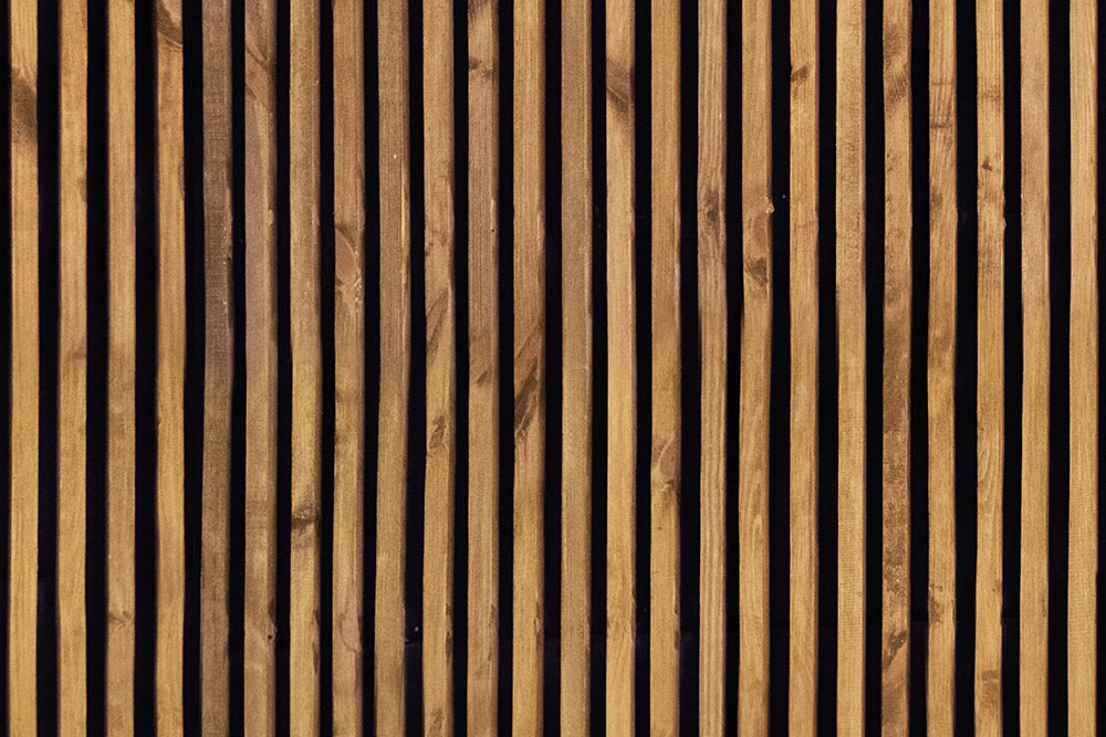 Akustikpaneel Wand - Holz-Paneele - inkl. Befestigung - 120 x 50 cm 