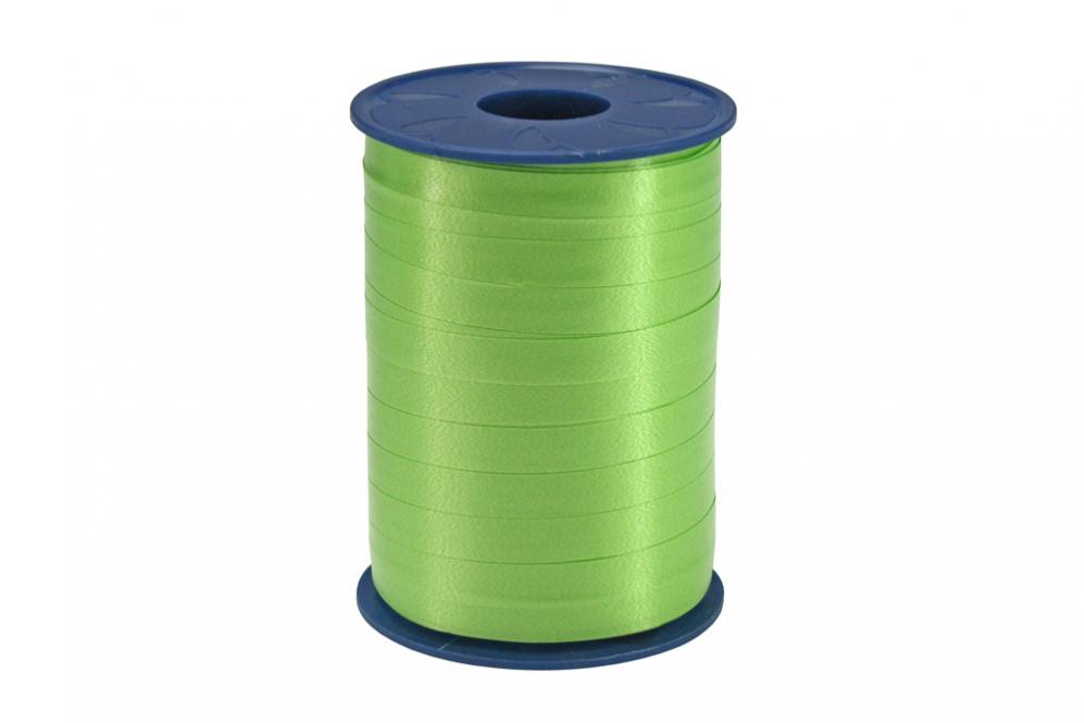 Ringelband Curly - matt - 10 mm, 250 m Rolle - Apfelgrün