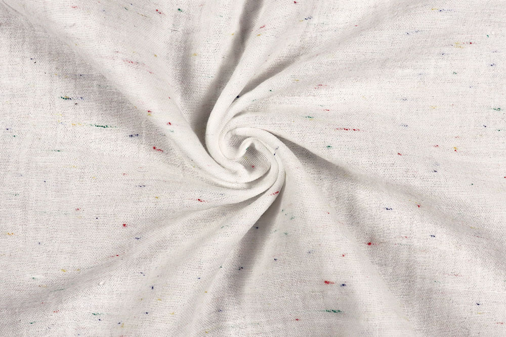 Musselin-Stoff - Bunte Sprenkel 