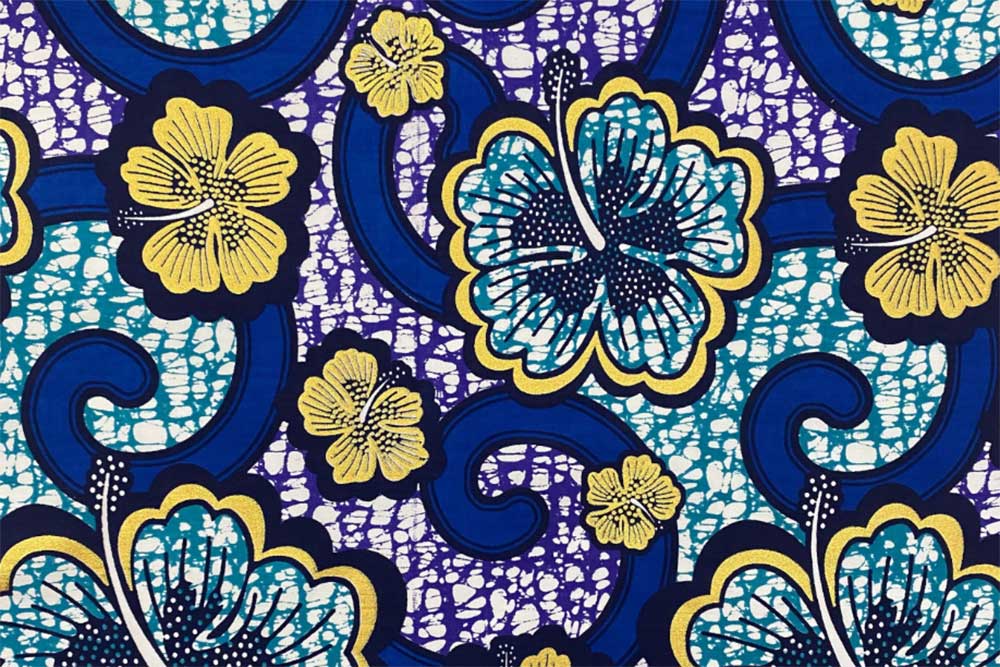 Baumwoll Waxprint Africa - Gize 