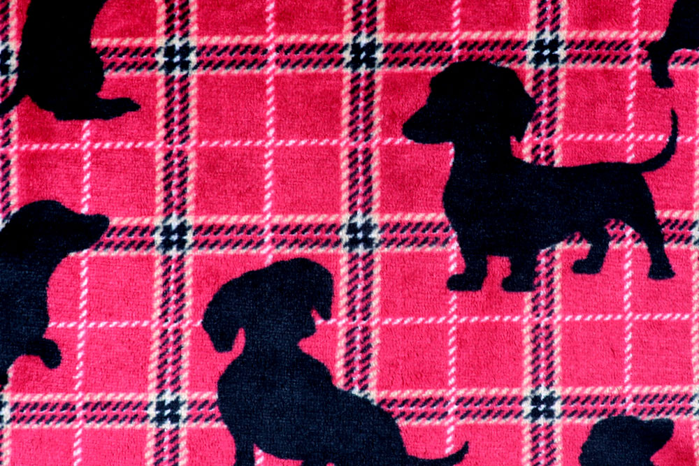 Softer Fleece mit Dackeln 