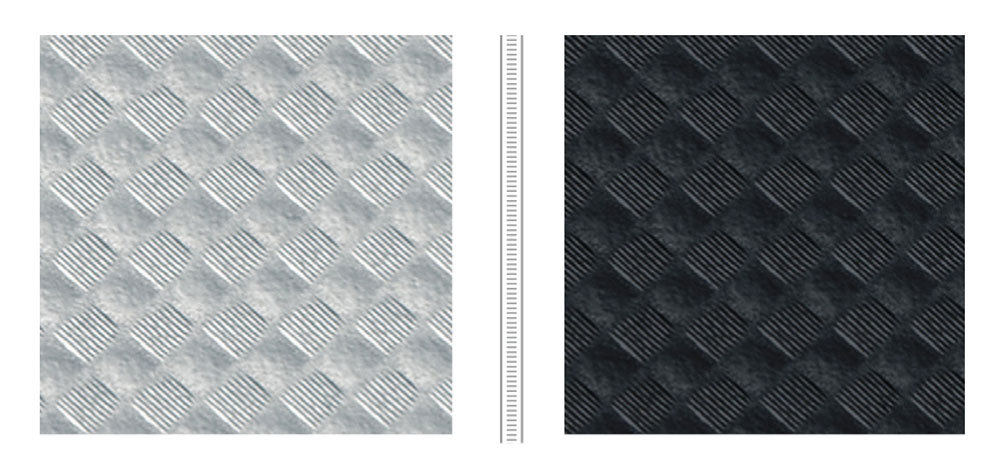 Lederimitat Techno-Look - Carbon-Stil 