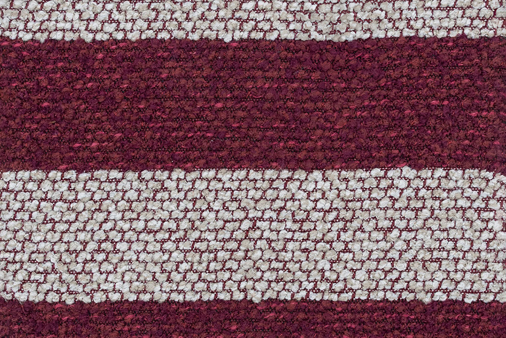 Möbelstoff Bouclé mit Streifen Bordeaux