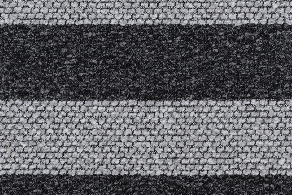 Möbelstoff Bouclé mit Streifen Anthrazit