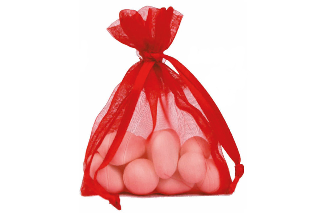 Organza Säckchen 12 X 17 Cm – Orange, 10 Stück, Für Geschenke, Deko, Hochzeit Oder Bonbonnier
