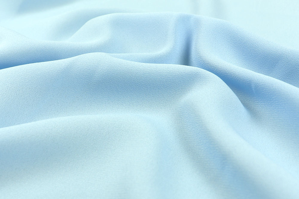 Blusen-Chiffon - Pastellblau 