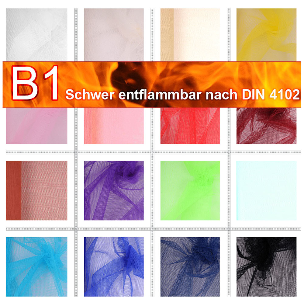 Per Tuell Tüll - schwer entflammbar - online kaufen